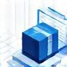Icône gestion e-commerce